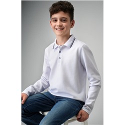 Рубашка-поло с длинным рукавом для мальчика Happyfox