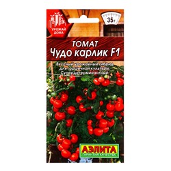 Семена Томат «Чудо карлик», F1, «Урожай дома - Агрофирма АЭЛИТА», 10 шт.