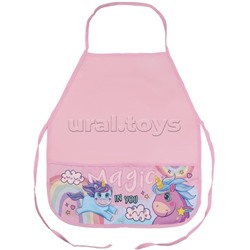 Фартук с 2 карманами "Волшебные единороги - 3" 390х490 мм
