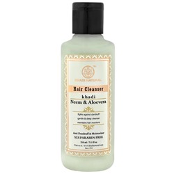 Khadi Natural Шампунь "Ним и Алоэ вера" без СЛС 210мл