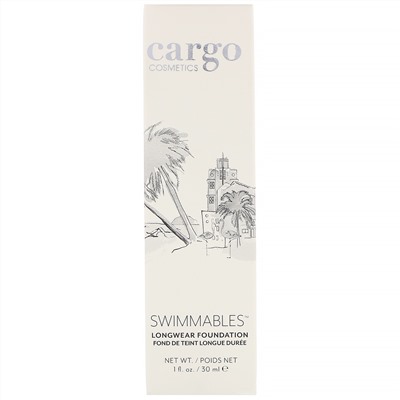 Cargo, Swimmables, стойкая тональная основа, оттенок 70, 30 мл