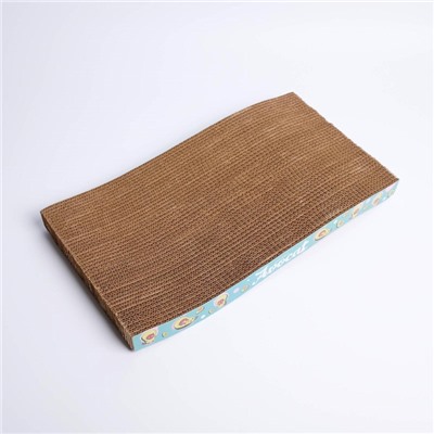 Когтеточка из картона Avocat волна, 45.5×19×3.5 см