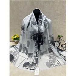 Легкий платок на голову и шею, мультицвет