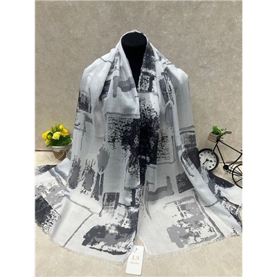 Легкий платок на голову и шею, мультицвет