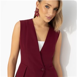 Жилет для уверенности на каждый день, Стильный лидер (бордовый)