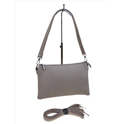 Женская сумка из искусственной кожи, цвет светло серый