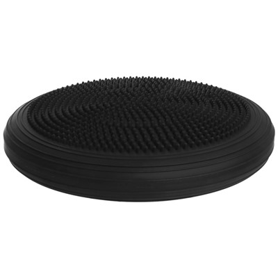 УЦЕНКА Подушка балансировочная ONLYTOP, массажная, d=32 см, чёрная