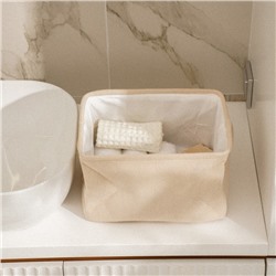 Короб для хранения вещей SL Home, 32×23×18,5 см, бежевый