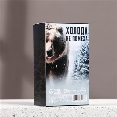 Подарочный набор новогодний «Сильному духом»: гель для душа и шампунь для волос, 2×100 мл, Чистое счастье