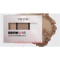 Корея Monic Beauty Тени для бровей Brow Love тон 01 Warm Blonde