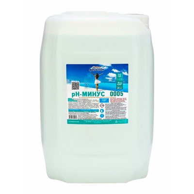 Регулятор pH-минус Aqualeon жидкое средство, 20 л (28 кг)