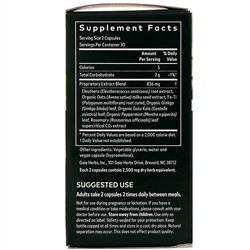 Gaia Herbs, DailyWellness, живость ума, 60 вегетарианских капсул