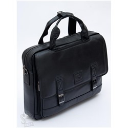 Портфель мужской кожаный 816XXL black Fuzhiniao в Новосибирске