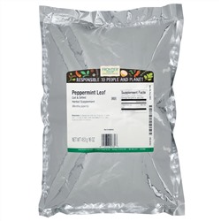 Frontier Natural Products, Молотые листья мяты, 16 унций (453 г)
