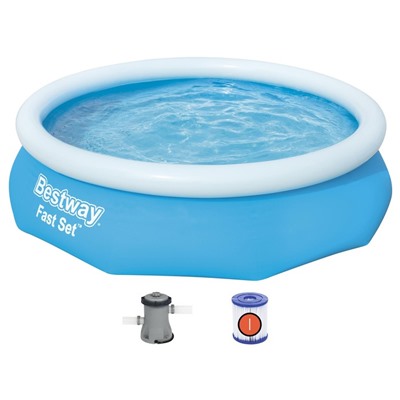Бассейн надувной Bestway Fast Set, 305×76 см, фильтр-насос, от 6 лет, 57270
