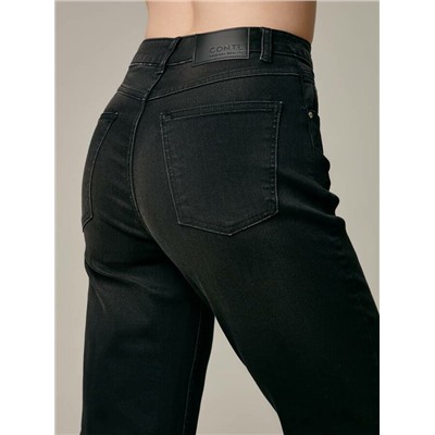 Mom Fit CONTE CON-592 Джинсы mom с высокой посадкой и эффектом легкой потертости