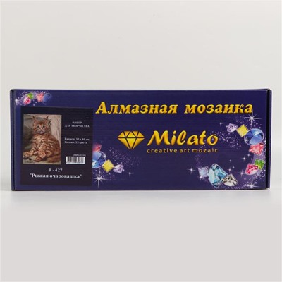 Алмазная мозаика «Рыжая очаровашка», 30×40 см, 35 цветов