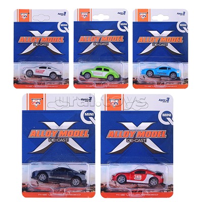 Машина "Кто круче" металл. на листе