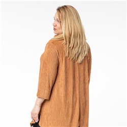 Туника, трикотаж, горчичный