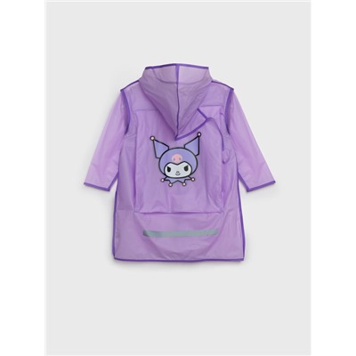 Плащ из полимерного материала для девочек (дождевик)