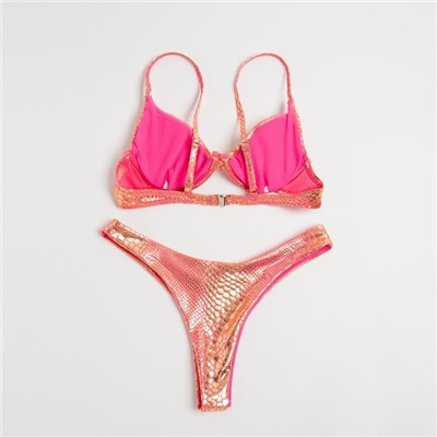 Купальник женский раздельный MINAKU цвет розовый, размер 44