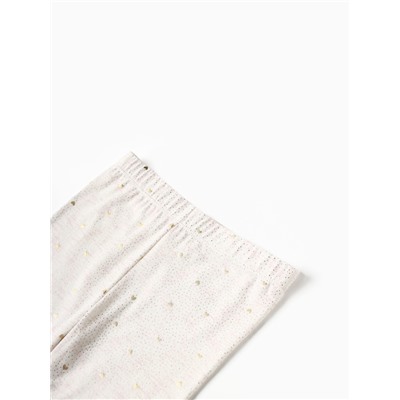 Легинсы (лосины) детские KAFTAN «Сердечки», размер 30 (98-104 см), бежевые