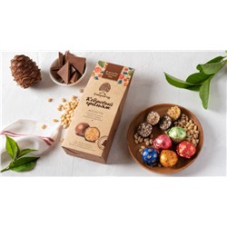 Кедровый грильяж ассорти / клюква, облепиха, черника, шишка, яблоко / 70 г / ТМ Сибирский кедр