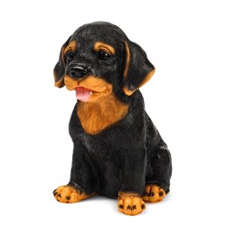 Садовая фигура из полистоуна «Щенок Ротвейлера», 28×23×19 см