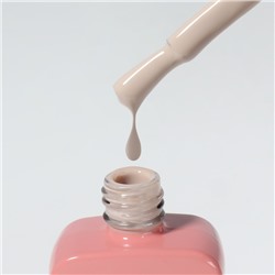 Гель лак для ногтей, однотонный, трехфазный, 10 мл, LED/UV, нюдовый (90)