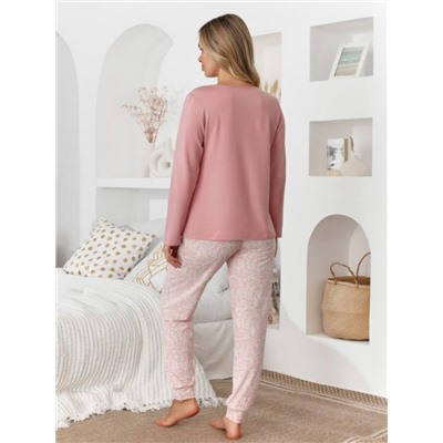 Пижама Жаккард-2 (Розовый)