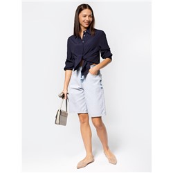 Шорты из эластичного денима