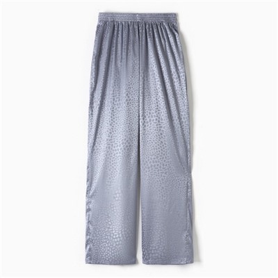 Пижама женская (рубашка, брюки) KAFTAN «Леопард», голубая, размер 48-50