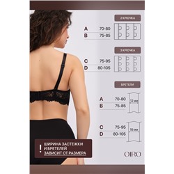 Бюстгальтер кружевной OIRO с пуш-ап ALICE 1032 НАТАЛИ, 1199662