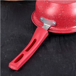 Ковш «Селект», 16×7 см, пластиковая ручка, розовый