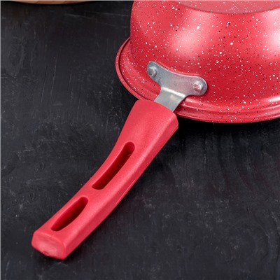 Ковш «Селект», 16×7 см, пластиковая ручка, цвет розовый