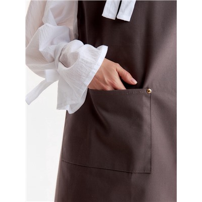 Фартук Этель «Стиль», серый, 70×78 см, 100% хлопок