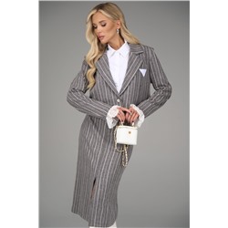 Пиджак Сиара (полоска/серый)
