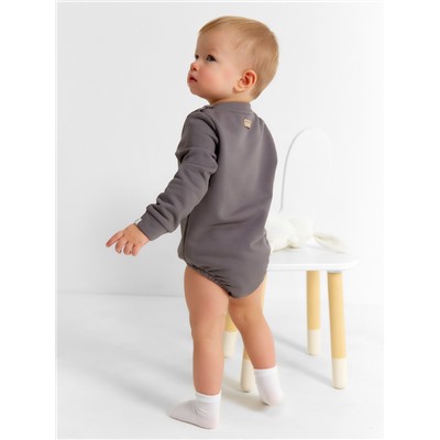 Свитшот - боди детский MINAKU, рост 86-92 см, серый