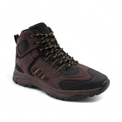 Ботинки на меху А686-7 коричневые