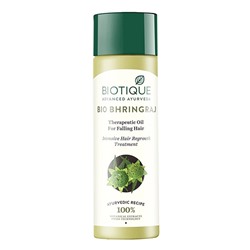 Biotique Bhringraj Therapeutic Oil For Falling Hair/Биотик Лечебное Масло Бринграж Против Выпадения Волос 120мл