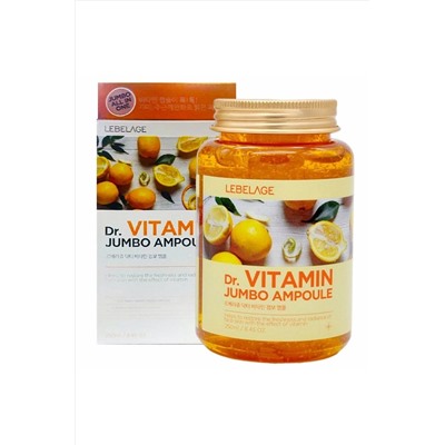 Lebelage Ампульная сыворотка с витаминами / Dr. Vitamin Jumbo Ampoule, 250 мл. KRISTALLER, 1115648