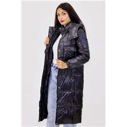 Удлиненная женская куртка демисезон арт.8580 (Черный)