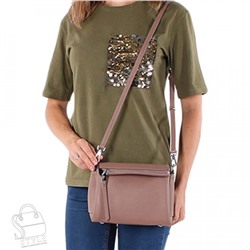 Сумка женская кожаная 9282 capuccino Polina&Eiterou/30