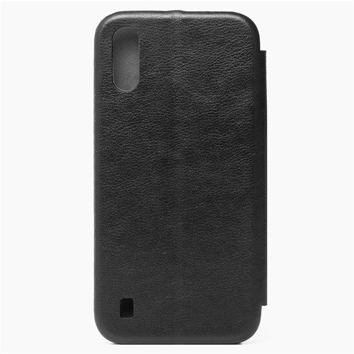 Чехол-книжка - BC002 для "Samsung SM-A015 Galaxy A01" (black) откр.вбок Цвет золото