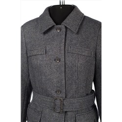 01-10334 Пальто женское демисезонное (пояс)