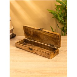 Подставка под благовония с хранением «Футляр», 31×10×5.5 см, дерево шишам