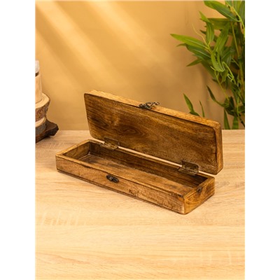 Подставка под благовония с хранением «Футляр», 31×10×5.5 см, дерево шишам
