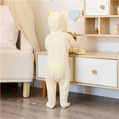 Комбинезон детский MINAKU, рост 80-86 см, айвори