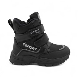 Ботинки мембранные на меху А6675-21 черные