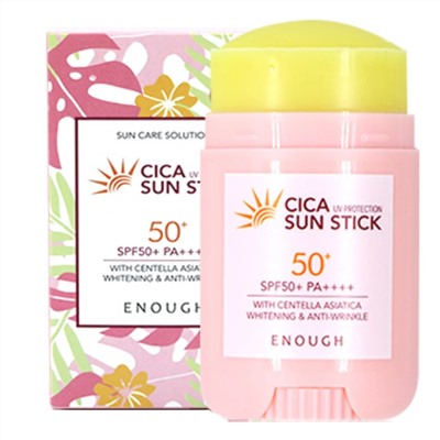 Enough Стик солнцезащитный для лица и тела с центеллой / Cica Sun Stick SPF50+/PA++++, 20 г 24236